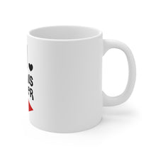 DistinctInk Glossy White Coffee / Tea Mug - Hi. I'm His Lawyer
