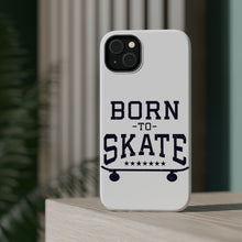 DistinctInk ToughCase for Apple iPhone, Compatible with MagSafe Charging - Born to Skate - Skating