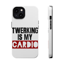 DistinctInk ToughCase for Apple iPhone, Compatible with MagSafe Charging - Twerking is My Cardio