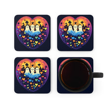 DistinctInk (Set of 4) Corkwood Coasters with A Life Of AdventureDesign for Halloween LGBTQ+ Pride