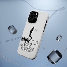 DistinctInk ToughCase for Apple iPhone, Compatible with MagSafe Charging - Golf Talent Loading Please Wait