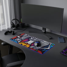 DistinctInk LED Gaming Mouse Pad with Exploring Inner Knowledge Design for Halloween  LGBTQ+ Pride