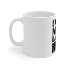 DistinctInk Glossy White Coffee / Tea Mug - Excuse Me I'm Dancing Here