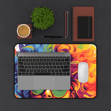DistinctInk Desk Mat with A World of Words Design for LGBTQ+ Pride