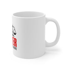 DistinctInk Glossy White Coffee / Tea Mug - Keep Calm The Lawyer Is Here
