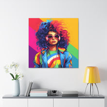 DistinctInk Canvas Wall Art with Living a Full Life for LGBTQ+ Pride