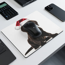 DistinctInk Mouse Pad - 1/4" Foam Rubber - Flat-Coated Retriever Puppy