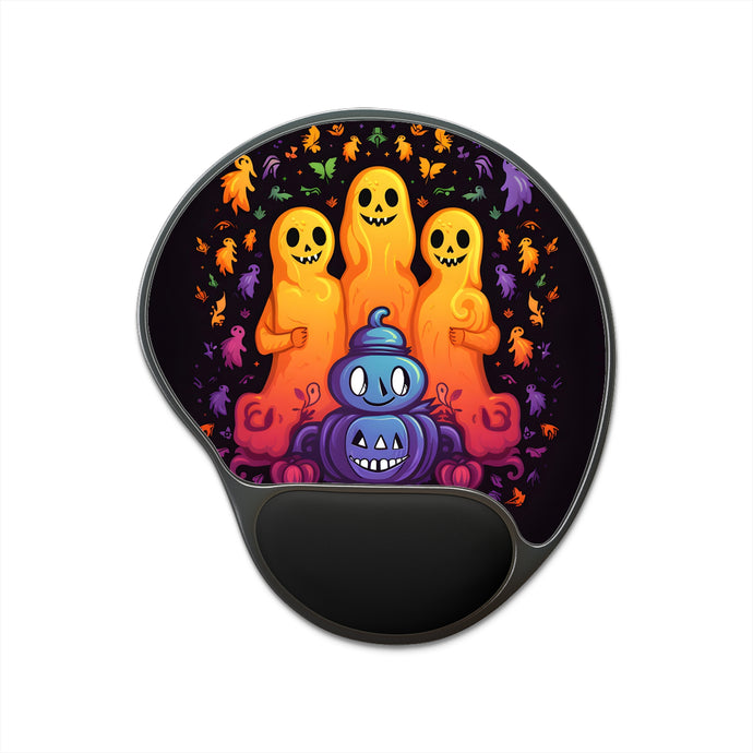 DistinctInk Mouse Pad with Wrist Rest  with Finding Your Purpose in Life Design for Halloween  LGBTQ+ Pride