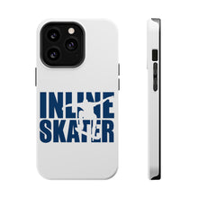 DistinctInk ToughCase for Apple iPhone, Compatible with MagSafe Charging - Inline Skater - Skating