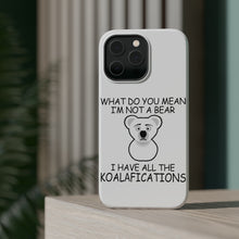 DistinctInk ToughCase for Apple iPhone, Compatible with MagSafe Charging - Not a Bear? I have the Koala-fications