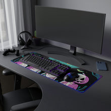 DistinctInk LED Gaming Mouse Pad with Exploring the Unknown Design for Halloween  LGBTQ+ Pride