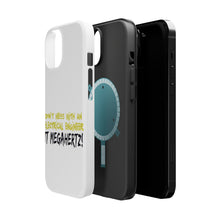 DistinctInk ToughCase for Apple iPhone, Compatible with MagSafe Charging - Don't Mess with Electrical Engineer It Megahertz