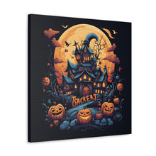 DistinctInk Canvas Wall Art with Spooky Sweet Treats for Halloween