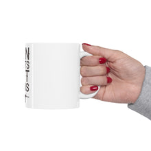 DistinctInk Glossy White Coffee / Tea Mug - Ban Idiots, Not Guns