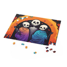 DistinctInk Jigsaw Puzzle with The Paths We Choose Design for Halloween  LGBTQ+ Pride