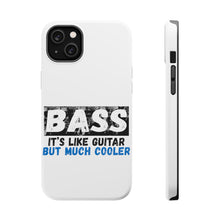 DistinctInk ToughCase for Apple iPhone, Compatible with MagSafe Charging - Bass - It's Like Guitar But Much Cooler