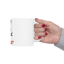 DistinctInk Glossy White Coffee / Tea Mug - Build Tune Race Break Fix Repeat