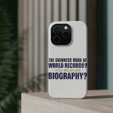 DistinctInk ToughCase for Apple iPhone, Compatible with MagSafe Charging - Guinness Book Of Records - My Biography