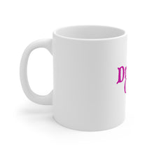 DistinctInk Glossy White Coffee / Tea Mug - Drama Queen