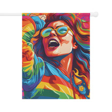 DistinctInk Garden & House Banner Flag with Addictive Adventure Story Design for LGBTQ+ Pride
