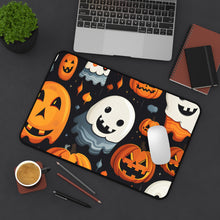 DistinctInk Desk Mat with Spooky Halloween Night Design for Halloween