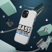 DistinctInk ToughCase for Apple iPhone, Compatible with MagSafe Charging - Bass - It's Like Guitar But Much Cooler