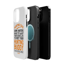 DistinctInk ToughCase for Apple iPhone, Compatible with MagSafe Charging - Hunting Dad - Raising My Hunting Buddy