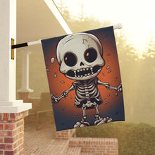 DistinctInk Garden & House Banner / Flag with Skelly's Halloween Bash Design for Halloween