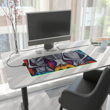 DistinctInk LED Gaming Mouse Pad with Exploring Inner Knowledge Design for Halloween  LGBTQ+ Pride