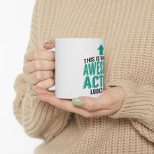DistinctInk Glossy White Coffee / Tea Mug - This Is What An Awesome Actor Looks Like