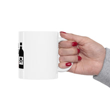 DistinctInk Glossy White Coffee / Tea Mug - My Casual Drinking Is Your Alcohol Poisoning