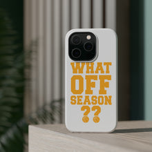 DistinctInk ToughCase for Apple iPhone, Compatible with MagSafe Charging - What Off Season? Basketball