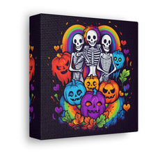 DistinctInk Canvas Wall Art with Exploring Inner Knowledge for Halloween LGBTQ+ Pride