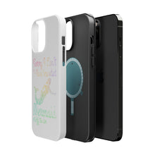 DistinctInk ToughCase for Apple iPhone, Compatible with MagSafe Charging - Sorry I Have Important Mermaids Stuff