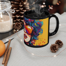 DistinctInk Black Coffee Mug - Start Building Your Dreams for LGBTQ+ Pride