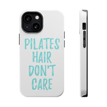 DistinctInk ToughCase for Apple iPhone, Compatible with MagSafe Charging - Pilates Hair Don't Care