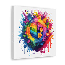 DistinctInk Canvas Wall Art with The Road to Fulfillment for LGBTQ+ Pride