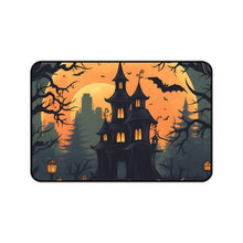 DistinctInk Desk Mat with Spooky Trick or Treating Design for Halloween