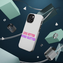 DistinctInk ToughCase for Apple iPhone, Compatible with MagSafe Charging - Less Bitter More Glitter