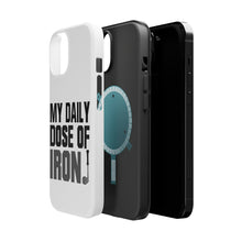 DistinctInk ToughCase for Apple iPhone, Compatible with MagSafe Charging - My Daily Dose of Iron Golf