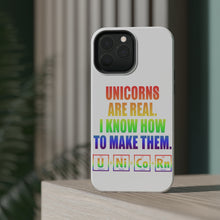 DistinctInk ToughCase for Apple iPhone, Compatible with MagSafe Charging - Unicorns Are Real. I Know How To Make Them