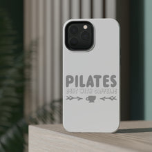 DistinctInk ToughCase for Apple iPhone, Compatible with MagSafe Charging - Pilates Best With Caffeine