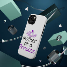 DistinctInk ToughCase for Apple iPhone, Compatible with MagSafe Charging - Mother of a Princess