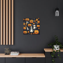 DistinctInk Canvas Wall Art with The Halloween Spell for Halloween
