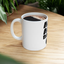 DistinctInk Glossy White Coffee / Tea Mug - Ace Ace Baby Tennis