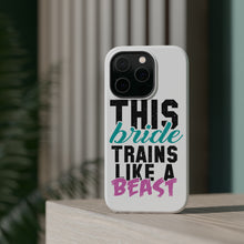 DistinctInk ToughCase for Apple iPhone, Compatible with MagSafe Charging - This Bride Trains Like a Beast