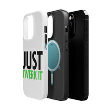 DistinctInk ToughCase for Apple iPhone, Compatible with MagSafe Charging - Just Twerk It