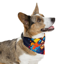 DistinctInk Adjustable Pet Banana Collar with The Power of Simplicity Design for LGBTQ+ Pride