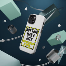 DistinctInk ToughCase for Apple iPhone, Compatible with MagSafe Charging - Buy This Man a Beer His Wedding is Near