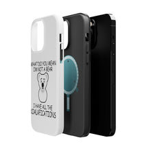 DistinctInk ToughCase for Apple iPhone, Compatible with MagSafe Charging - Not a Bear? I have the Koala-fications